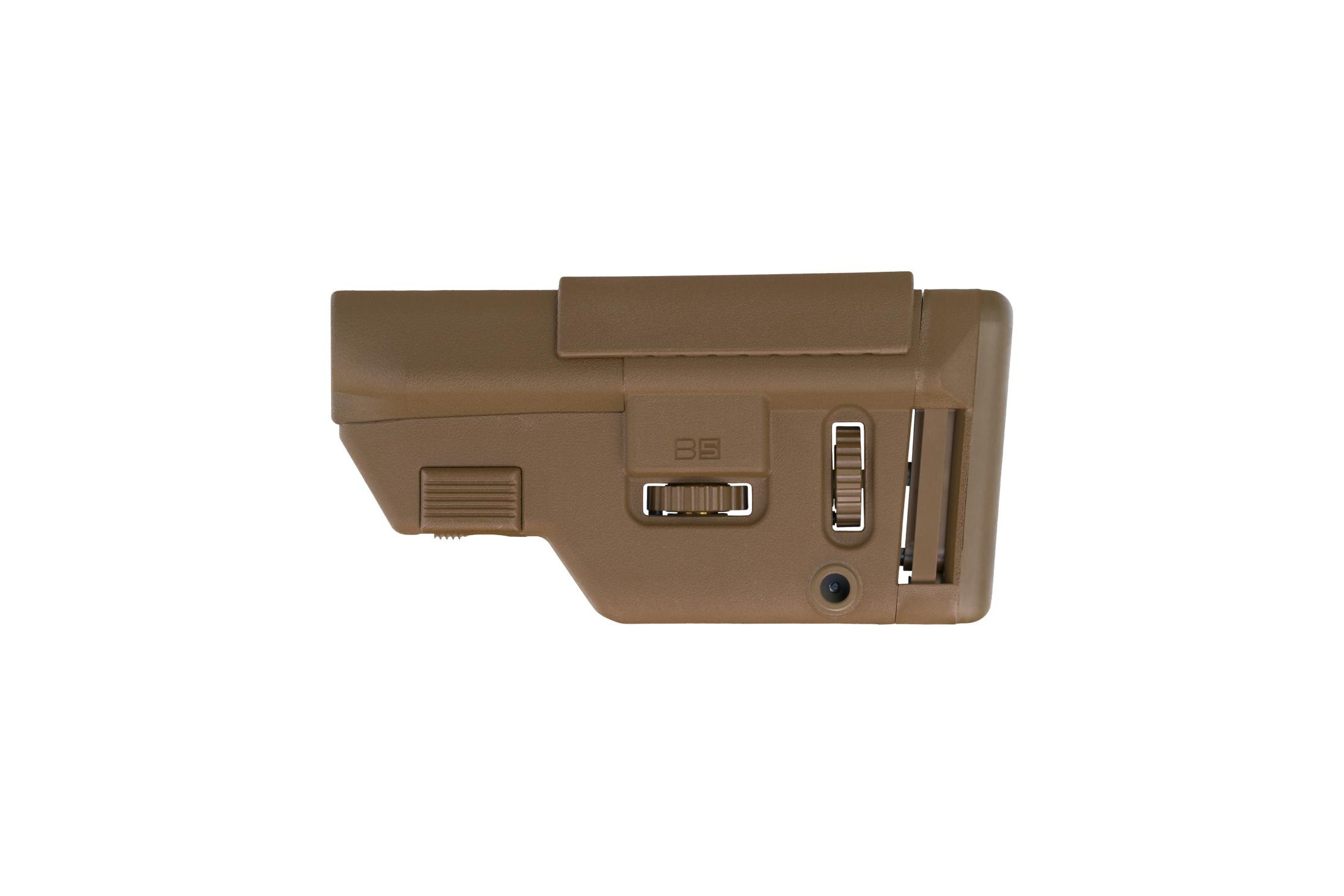 B5 Systems AR-15 Collapsible Precision Stock - Coyote Brown
